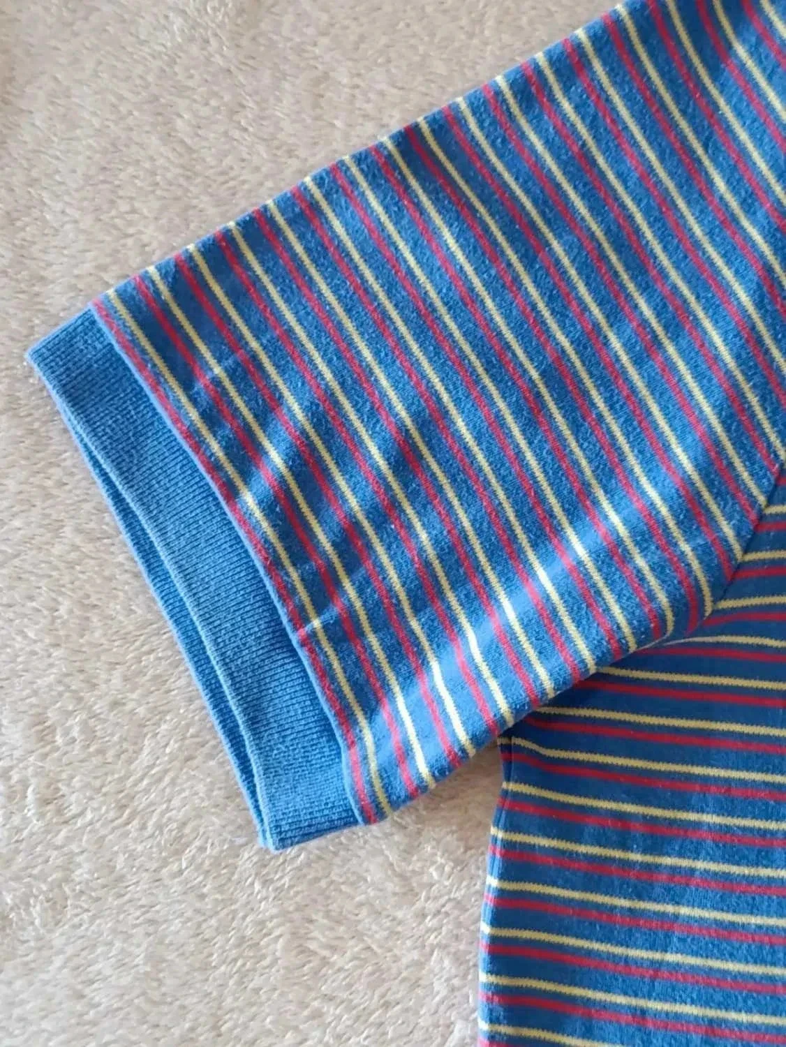 Polo Ralph Lauren vintage strepen blauw rood geel Maat XL – photo 9